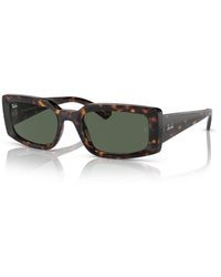 Ray-Ban - S Rb4395f Kiliane Low Bridge Fit Square Sunglasses - Lyst