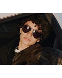 Ray-Ban - Aviator Max Summer Capsule Sunglasses Frame Violet Lenses - Lyst