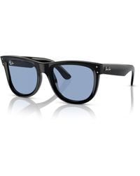 Ray-Ban - Wayfarer reverse gafas de sol montura blue lentes - Lyst