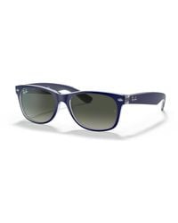 Ray-Ban - New wayfarer color mix gafas de sol montura gris lentes - Lyst