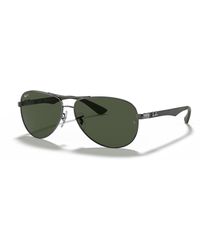Ray-Ban - Carbon Fibre Sunglasses Frame Green Lenses Polarized - Lyst