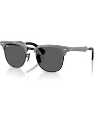 Ray-Ban - Rb3807m scuderia ferrari collection chromance sonnenbrillen fassung grau glas polarisiert - Lyst