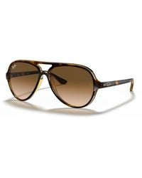 Ray-Ban - Cats 5000 Classic Sunglasses Frame Brown Lenses - Lyst