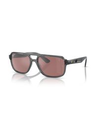 Ray-Ban - Rb4414m scuderia ferrari collection gafas de sol montura plateado lentes polarizado - Lyst