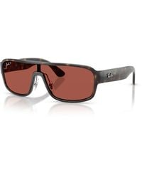 Ray-Ban - Rb2233 Polarized S Lenses Sunglasses Frame Red Lenses Polarized - Lyst