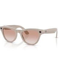 Ray-Ban - Meta Frame Pink Lenses Ai Glasses - Lyst