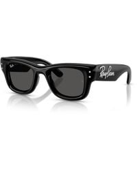 Ray-Ban - Wayfarer Puffer Diamond Edition Sunglasses Frame Black Lenses - Lyst
