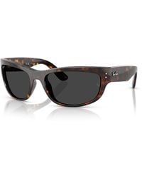 Ray-Ban - Mega balorama gafas de sol montura negro lentes polarizado - Lyst