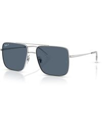 Ray-Ban - Ari bio-based sonnenbrillen fassung grau glas polarisiert - Lyst
