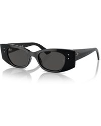 Ray-Ban - Kat bio-based lunettes de soleil monture verres gris - Lyst