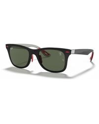 Ray-Ban - Rb8395m Scuderia Ferrari Collection Sunglasses Frame Green Lenses - Lyst