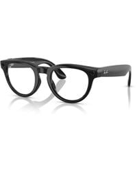 Ray-Ban - Smart Glasses | Meta Low Bridge Fit Headliner Frame Blue Lenses Facebook Glasses - Lyst