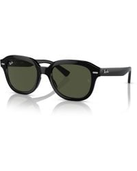 Ray-Ban - Rb4398f Erik Low Bridge Fit Square Sunglasses - Lyst