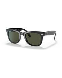 Ray-Ban - Rb4105 Folding Wayfarer Square Sunglasses - Lyst