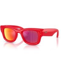 Ray-Ban - Wayfarer Puffer Special Collection Sunglasses Frame Brown Lenses - Lyst