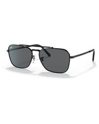Ray-Ban - New Caravan Sunglasses Black Frame Grey Lenses 58-15 - Lyst