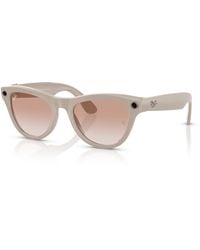 Ray-Ban - Meta Frame Pink Lenses Ai Glasses - Lyst