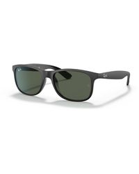 Ray-Ban - Rb4202 607313 Andy Non-polarized Sunglasses, Matte Brown/brown Gradient, 55 Mm - Lyst
