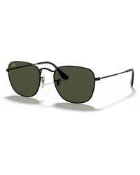 Ray-Ban - Sunglasses Unisex Frank - Black Frame Green Lenses 51-20 - Lyst