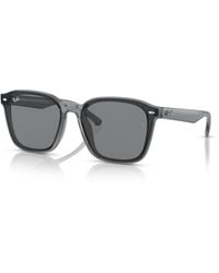 Ray-Ban - Rb4392d Sunglasses Frame Blue Lenses - Lyst