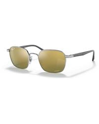 Ray-Ban - Sunglasses Man Rb3664ch Chromance - Shiny Black Frame Blue Lenses Polarized 50-19 - Lyst