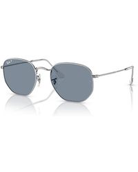 Ray-Ban - Rb3548n Hexagonal Flat Lens Hexagonal Sunglasses - Lyst