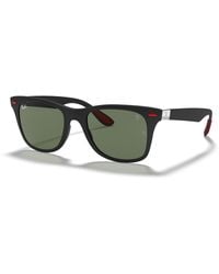 Ray-Ban - Rb4195m scuderia ferrari collection gafas de sol montura verde lentes - Lyst