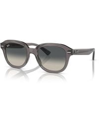 Ray-Ban - Rb4398f Erik Low Bridge Fit Square Sunglasses - Lyst