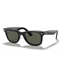 Ray-Ban - Original Wayfarer Classic Sunglasses Frame Green Lenses Polarized - Lyst