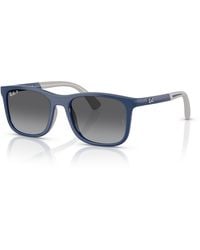 Ray-Ban - Rb9084s Kids Bio-based Sunglasses Frame Grey Lenses Polarized - Lyst