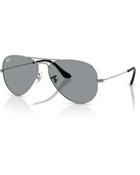 Ray-Ban - Aviator Classic Summer Capsule Sunglasses Frame Grey Lenses - Lyst