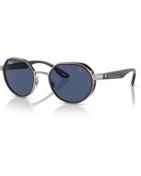Ray-Ban - Rb3703m scuderia ferrari collection lunettes de soleil monture verres bleu - Lyst