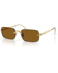 Ray-Ban - Rb3928 By A$ap Rocky Sunglasses Frame Brown Lenses Polarized - Lyst