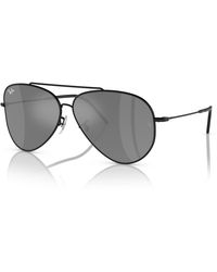 Ray-Ban - Aviator Reverse Sonnenbrillen Schwarz Fassung Silber Glas 59-11 - Lyst