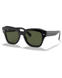 Ray-Ban - State street lunettes de soleil monture verres vert - Lyst