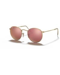 Ray-Ban - Round Metal Sunglasses - Lyst
