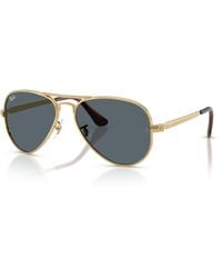 Ray-Ban - Aviator Max Sunglasses Frame Blue Lenses - Lyst