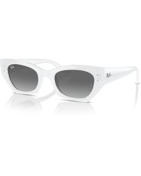 Ray-Ban - Rb4430f Zena Low Bridge Fit Butterfly Sunglasses - Lyst