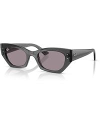 Ray-Ban - Zena Bio-based Sunglasses Frame Violet Lenses - Lyst