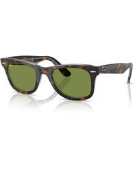 Ray-Ban - Original Wayfarer Classic Sunglasses Frame Green Lenses - Lyst