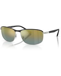 Ray-Ban - Rb3671 Polarized+ Lenses Sunglasses Frame Gold Lenses Polarized - Lyst