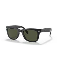Ray-Ban - Rb4105 Folding Wayfarer Square Sunglasses - Lyst
