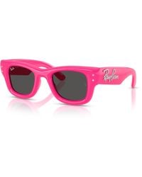 Ray-Ban - Wayfarer Puffer Crystal Edition Sunglasses Frame Black Lenses - Lyst