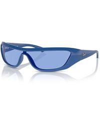 Ray-Ban - Xan bio-based lunettes de soleil monture verres bleu - Lyst