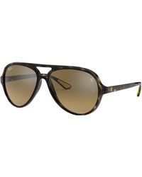 Ray-Ban - Sunglasses Unisex Rb4125m Scuderia Ferrari Collection - Tortoise Frame Brown Lenses 57-14 - Lyst