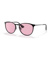 Ray-Ban - Erika Metal Evolve Sunglasses Frame Pink Lenses - Lyst