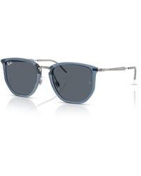 Ray-Ban - Rb4451 Sunglasses Frame Blue Lenses - Lyst