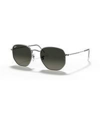 Ray-Ban - Rb3548n Hexagonal Flat Lens Sunglasses - Lyst