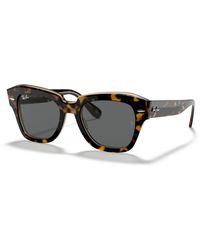 Ray-Ban - Rb2186 State Street Evolve Everglasses Polarized Square - Lyst