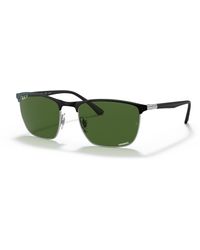 Ray-Ban - Rb3686 chromance lunettes de soleil monture verres vert polarisé - Lyst